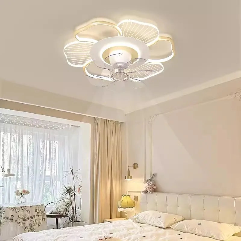 plafonnier moderne avec ventilateur rotatif 360 degrés pour un éclairage tendance - vue 3 sur 6