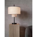 Modern minimalist LED fabric floor lamp with Chinese Nordic style