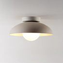 Plafonnier design moderne abat-jour arrondi