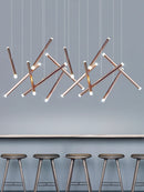 lustre led minimaliste moderne pour restaurant bar entreprise café magasin