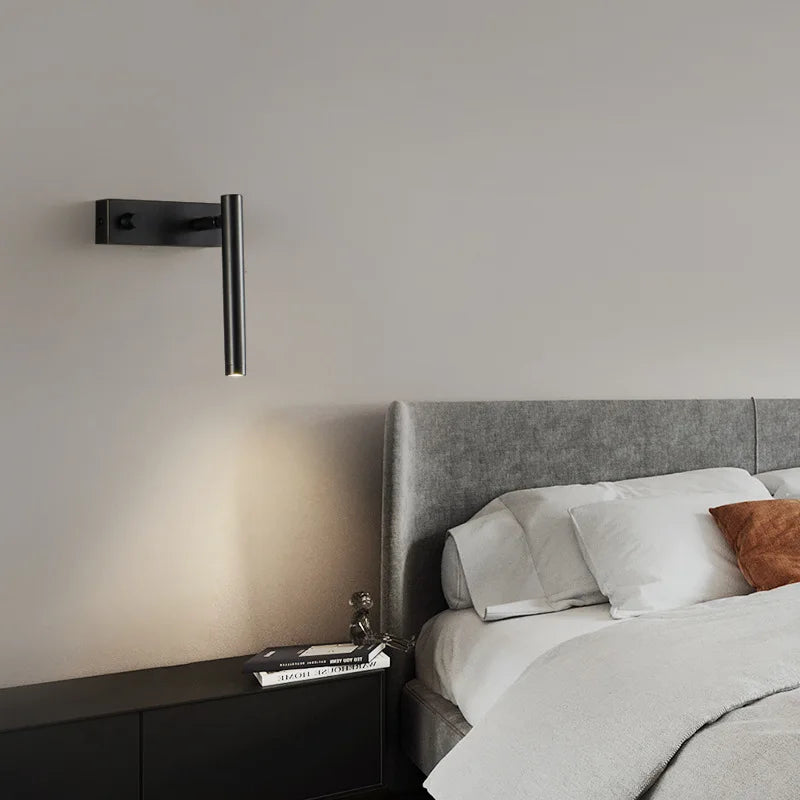 Appliques murales en cuivre avec interrupteur rotatif - vue 5 sur 8