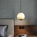 High end Nordic postmodern design bedside lamp, Spanish marble entrance balcony small pendant lamp, industrial style restaurant