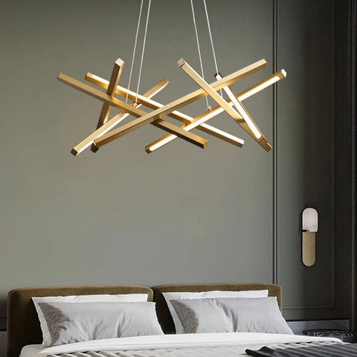 lustre led moderne simple pour éclairage intérieur