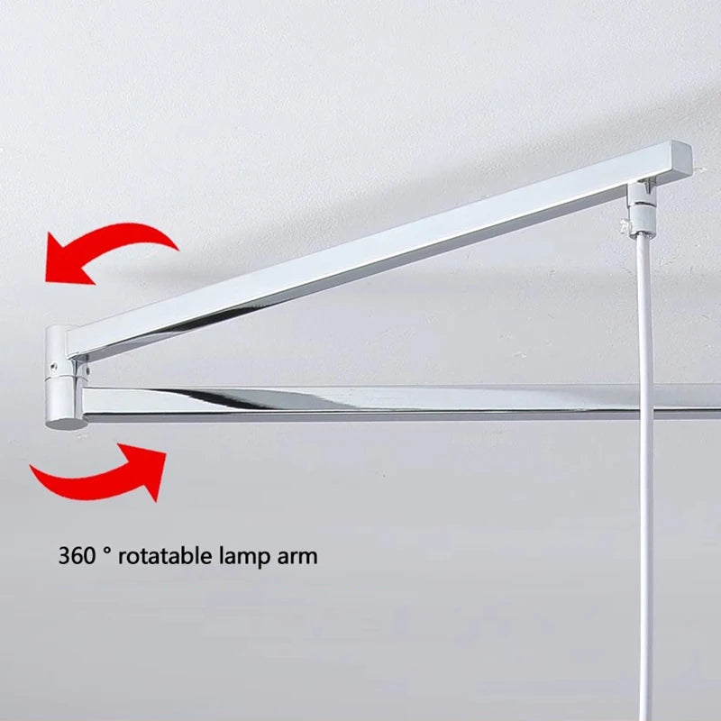 lustre led avec bras réglable pour bar et restaurant