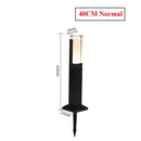 Outdoor LED lamp with motion sensor and aluminium stake