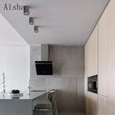Surface mounted spotlight round cement Led minimalist aisle interior corridor living room