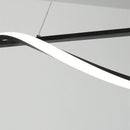 Minimalist aluminium and iron pendant light for home decor