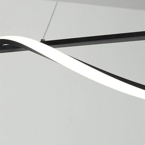 Minimalist aluminium and iron pendant light for home decor - vue 7 sur 10