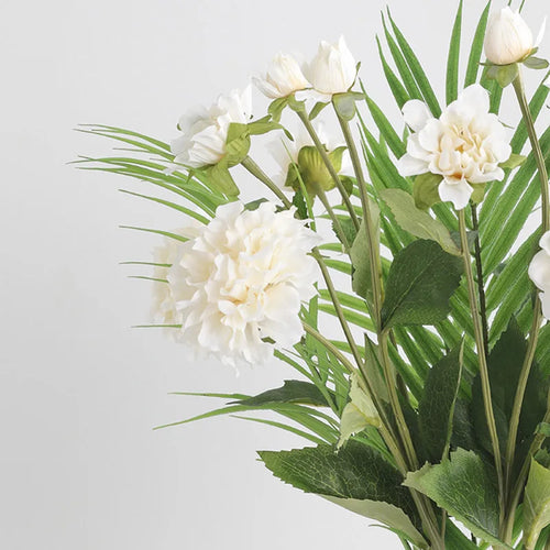 Artificial Sweet Three-Headed Peony Flower, Wedding Decoration, Simulation Peony Flower, Living Room and Office Decoration - vue 5 sur 9