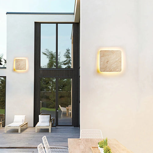 Applique murale led étanche carré décoratif pour villa - vue 3 sur 7