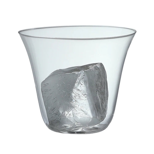 Verre collins léger transparent style cannelé cocktail