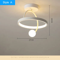 lustre moderne minimaliste pour entrée de restaurant
