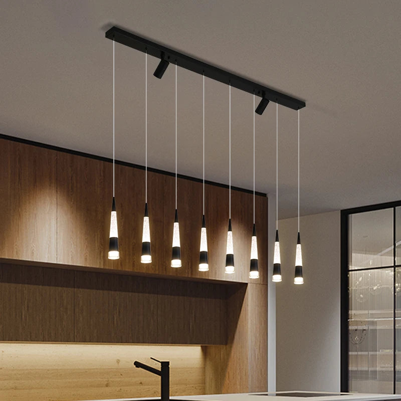 suspension led moderne créative simple pour intérieur - vue 4 sur 9