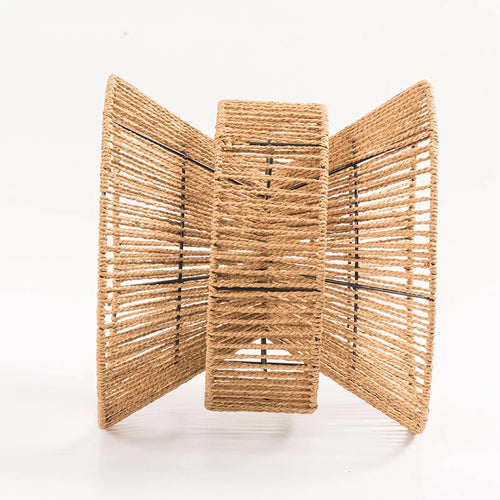 Lustre en corde de papier de Style japonais Wabi-sabi - vue 4 sur 6