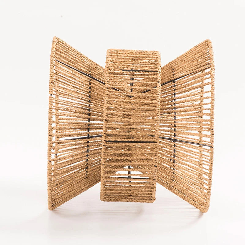 Lustre en corde de papier de Style japonais Wabi-sabi - vue 4 sur 6