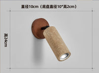 Stone wall light for minimalist interior decoration