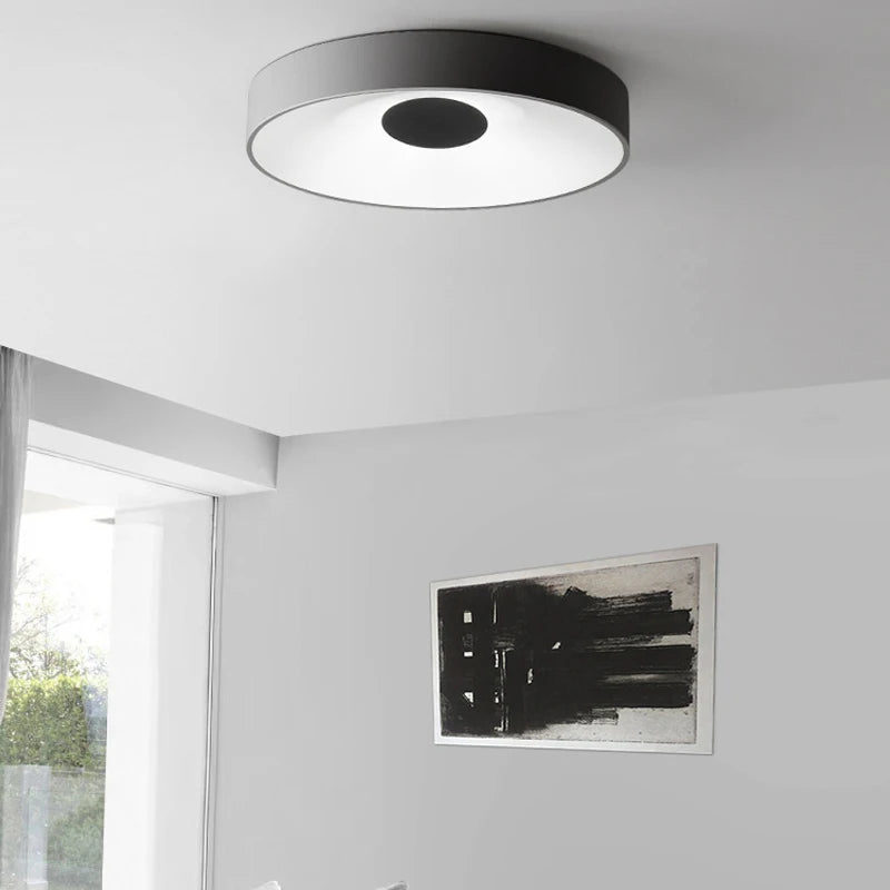plafonnier led moderne minimaliste rond pour intérieur - vue 4 sur 10