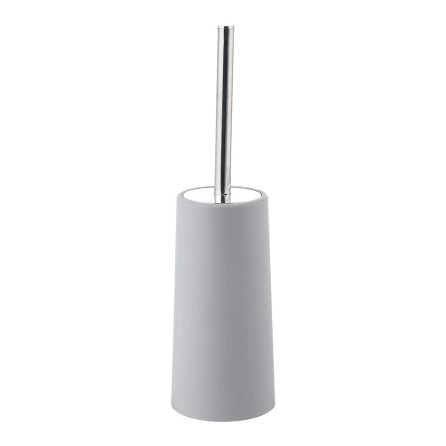 1pcs Toilet Brush and Holder, 304 Stainless Steel Long Handle, Toilet Bowl Brush for Bathroom Toilet-Ergonomic, Elegant, Durable - vue 8 sur 9