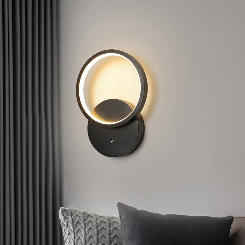 applique murale moderne minimaliste ombre de lune décorative