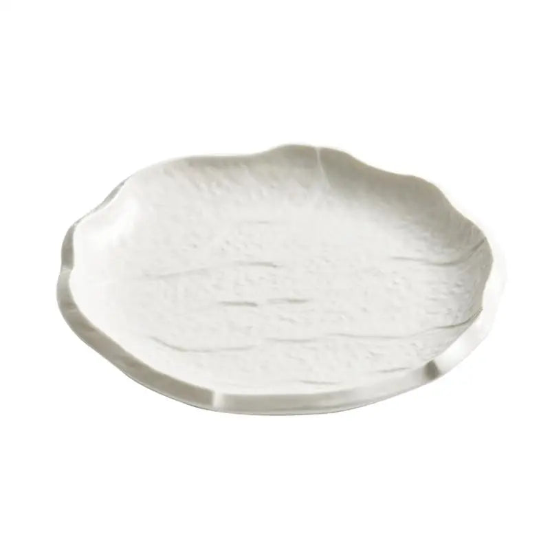 Assiettes céramique forme irrégulière style moderne cuisine - vue 7 sur 9
