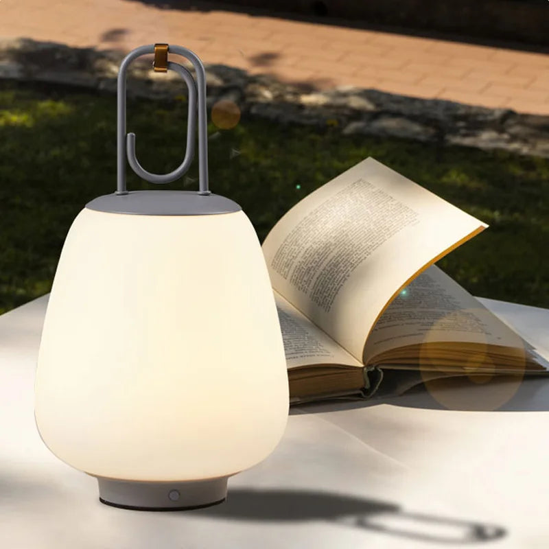 lampe de table rechargeable nordique design pour divers espaces - vue 2 sur 9