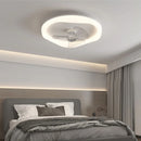 plafonnier led moderne avec ventilateur télécommandé et luminosité réglable