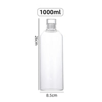 Bouteille eau verre infuseur sport extérieur grande capacité
