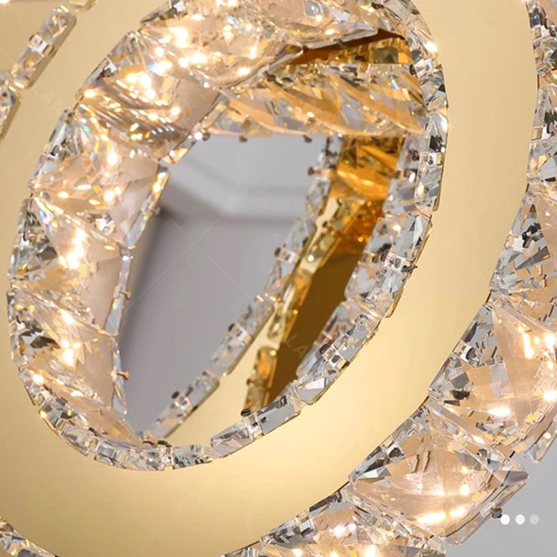 lampes de décoration modernes en cristal intelligent pour intérieur