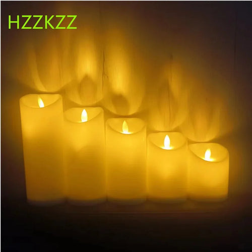 lampe à poser électrique avec bougies sans flamme pour décorations festives - vue 2 sur 14