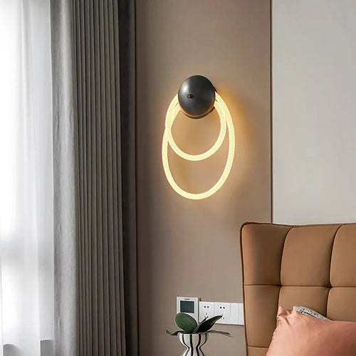 lumière led anneau silicone créative 3000k