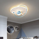 Modern minimalist astronaut planet decorative ceiling light for children