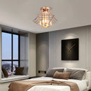 plafonnier led en cristal design moderne luminaire décoratif d'intérieur