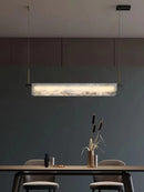 lustre en marbre naturel espagnol et cuivre pour décoration moderne