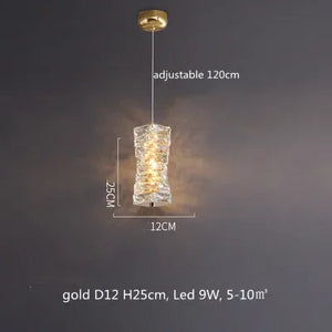 Modern crystal chandelier with dimmable remote control for restaurants