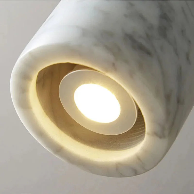 Suspension led design nordique wabi sabi décoratif - vue 6 sur 11