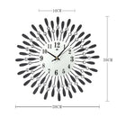 Crystal Sun Modern Style Silent Wall Clock 38X38/60X60/70X70cm, New Product Living Room Office Home Wall Decoration