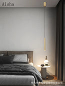 Minimalist copper pendant light for interior decoration