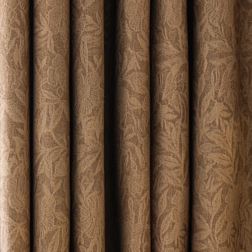 Rideau occultant texturé motif floral style chinois salon