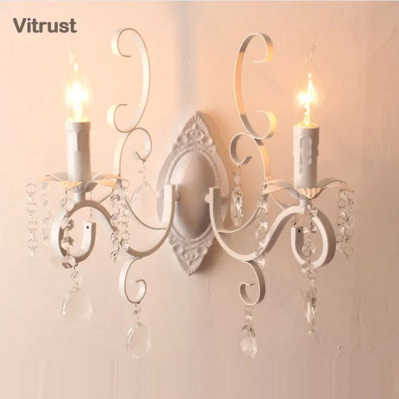 Applique murale Vintage en cristal - vue 5 sur 10