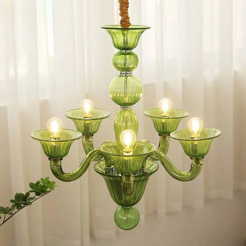 lustre led en cristal pour décoration intérieure élégante - vue 11 sur 15