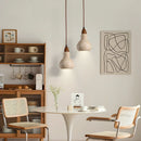 Vintage natural stone LED pendant light for interiors