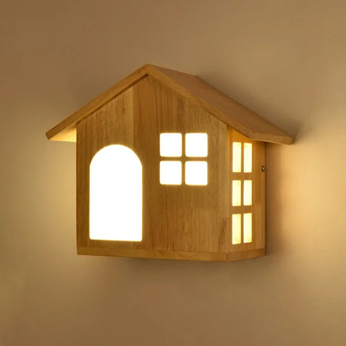 applique murale créatives modernes en bois pour enfants - vue 4 sur 8
