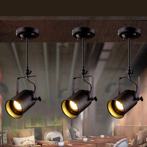 Spot plafond rétro intérieur ajustable style industriel - vue 5 sur 7