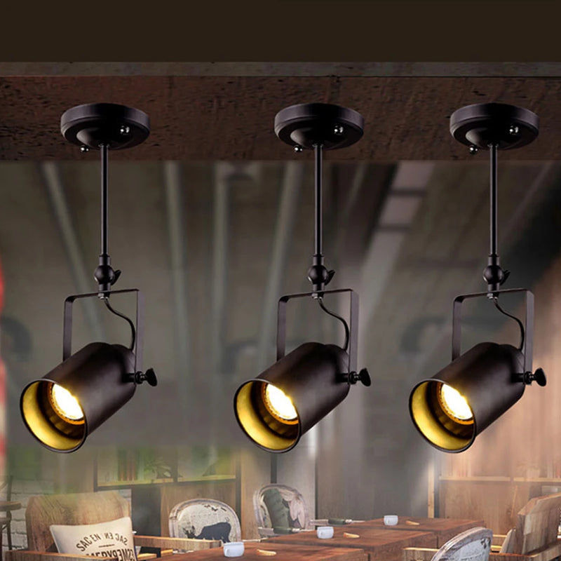 Spot plafond rétro intérieur ajustable style industriel