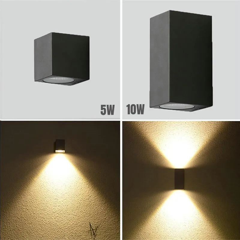 Applique murale LED 5W extérieure réglable pliante étanche IP65 - vue 10 sur 15