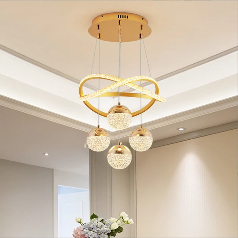 suspension moderne lumineuse pour restaurant bar ou appartement - vue 2 sur 10