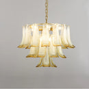 Modern Luxury Hardware Glass Chandelier Suitable for Villa Living Room Art Exhibition Hall, Hotel Bedroom Decoration Lighting