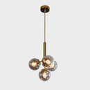 suspension moderne en verre pour décor intérieur élégant