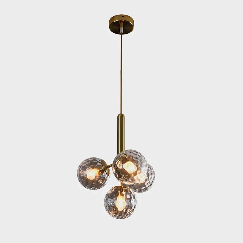 suspension moderne en verre pour décor intérieur élégant - vue 4 sur 14