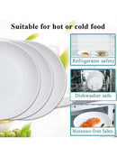 Assiettes dessert reutilisables micro ondes lave vaisselle